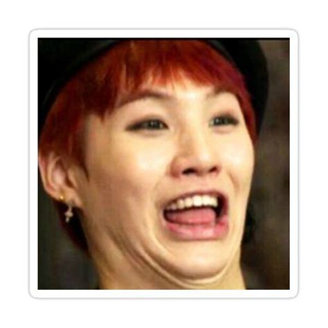 BTS Suga Meme Sticker By Mapao In Meme Faces Yoongi Meme Faces Bts Derp Faces
