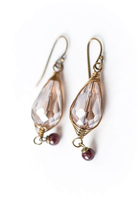 Cider Crystal Herringbone Dangle Earrings For Women Women S