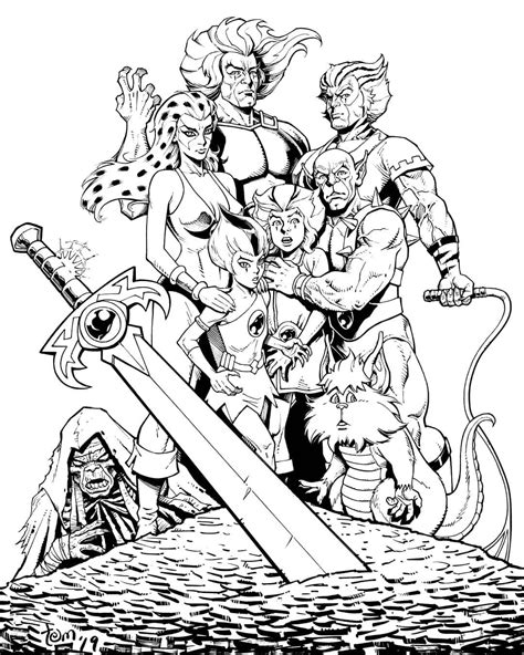 Coloring page based on art from among us. Stunning Thundercats Coloring Pages Picture Ideas - Slavyanka