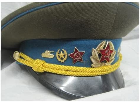 Şapka şapka Rusya Sovyetler Birliği Subay Beden 58 Luftwaffe