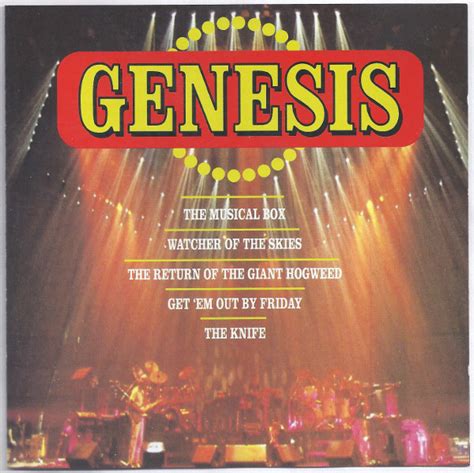 Genesis Live 1995 Cd Discogs