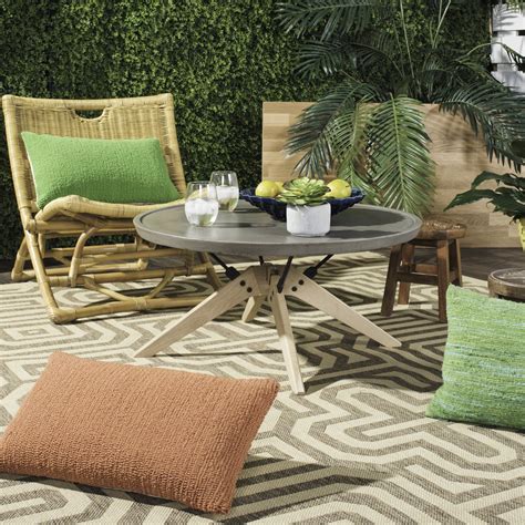Bring family and friends together in the great outdoors using a patio dining table from big lots! VNN1026A Patio Tables - Furniture by Safavieh