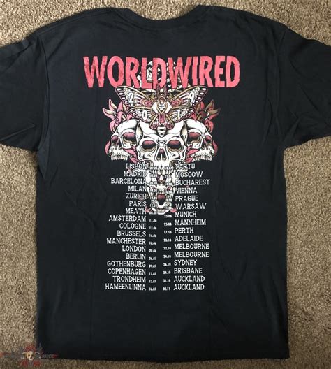 Metallica Worldwired 2019 Tour Shirt Tshirtslayer Tshirt And