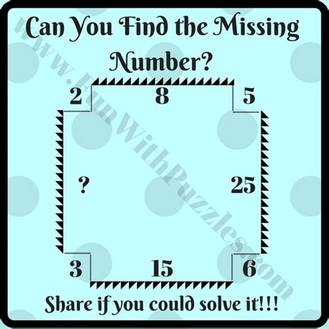 Fun Maths Brain Teasers For Students With Answers Fun With Puzzles