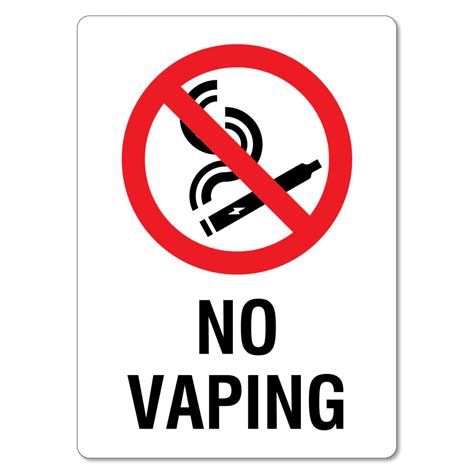 Printable No Smoking Or Vaping Signs