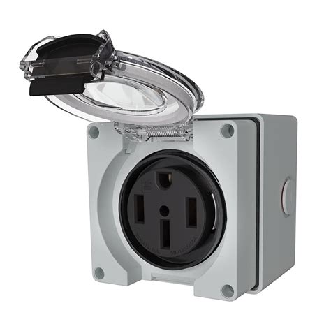 Starelo 50amp Rv Power Outlet Boxnema 14 50r Receptacle 125250volt