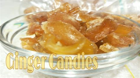 How To Make Homemade Ginger Candy Recipe Youtube