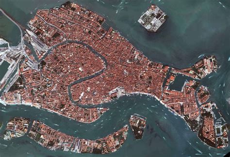 Venice Aerial Map Venice Italy Mappery