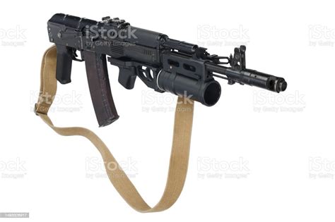 Modern Kalashnikov 545x39 Mm Ak 74m Assault Rifle With 40 Mm