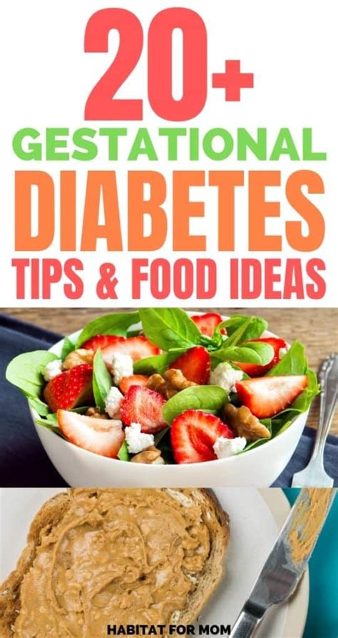Gestational Diabetes Meal Plan 20 Tips And Food Ideas Habitat For Mom