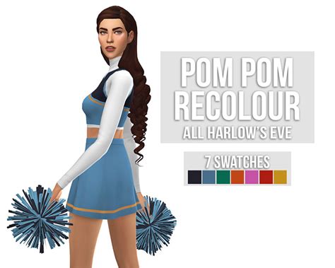 Sims 4 Maxis Match Cheerleader Cc All Free Fandomspot Parkerspot