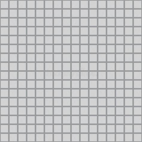 Grey Vector Square Grid Pattern Seamless Texture Stock Vector