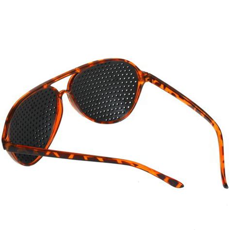 Carey Pinhole Glasses Vision Exercise Natural Remedy Sunglasses