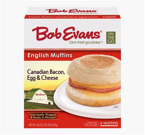 Bob Evans Canadian Bacon Egg Cheese English Muffin Bob Evans