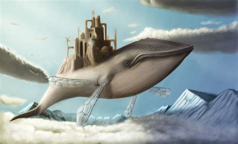 Flying Whale On Behance