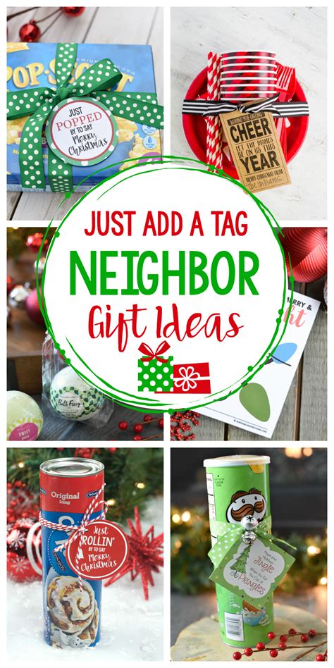 Get in the holiday shopping spirit with spectacular gifts that'll have everyone feeling festive. 25 Easy Neighbor Gifts: Just Add a Tag - Crazy Little Projects