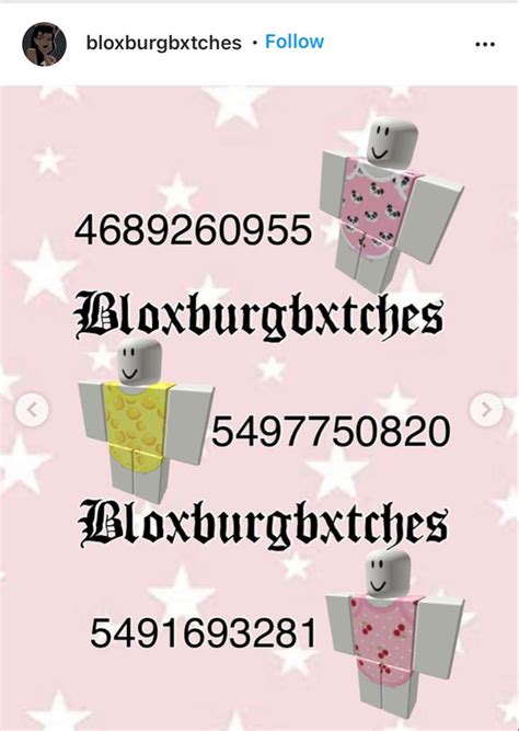 Bloxburg Baby Girl Onesies Bloxburg Decal Codes Coding Clothes