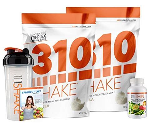 310 Shake Vanilla 28 Srv Healthy Meal Replacement Shake Qty 2 Free 310 Thin 310 Shaker Wi