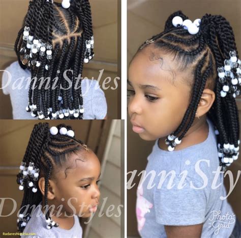 African american girls usually have curly hair, but today it does not prevent them from making an ideal ponytail hairstyle! Kids Hairstyles for Little Girls from Braids to Ponytails