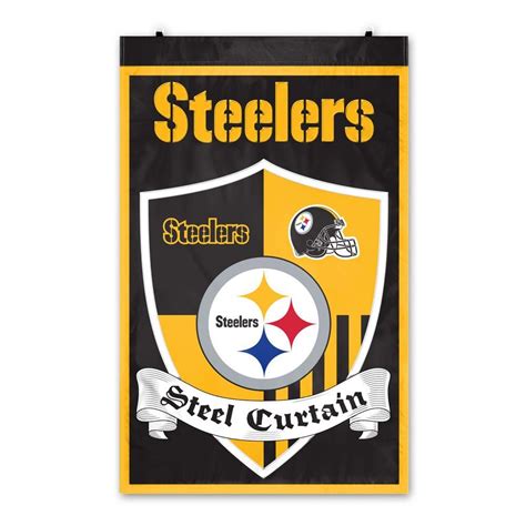 Party Animal, Inc. Pittsburgh Steelers Wall Shield Tapestry-CBST - The 