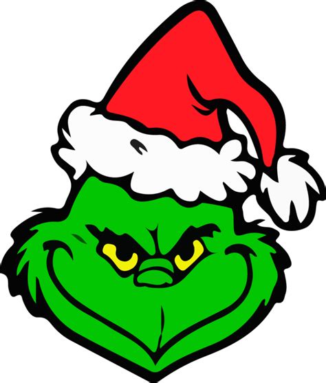 Grinch SVG, PNG Files for Children's Creativity in 2020 | Grinch face png image