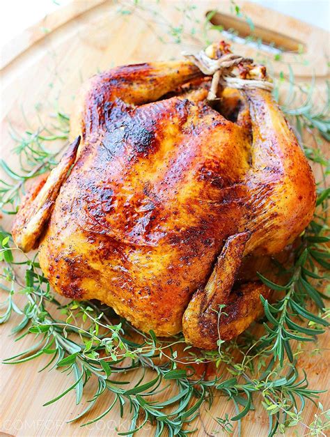 Easy Herb Roasted Chicken The Comfort Of Cooking