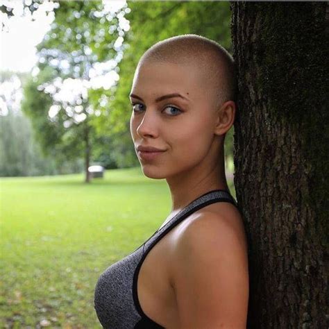 buzz cut women buzz cuts bald head women barbers cut going bald bald girl extreme hair