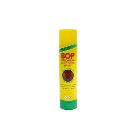 Bop Insecticide Citronella Spray 600ml 1 Each Mbc35103 Mandc Home Depot