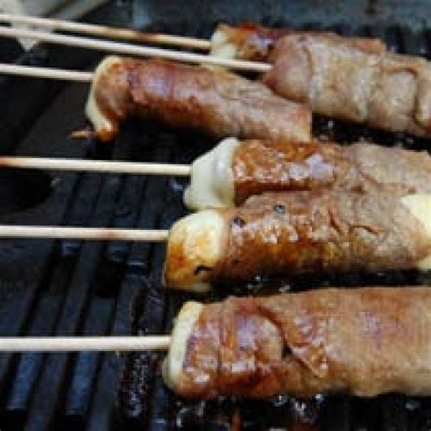 Brochette de boeuf au fromage