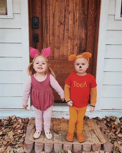 Piglet Halloween Costume Winnie The Pooh Costume Sibling Halloween