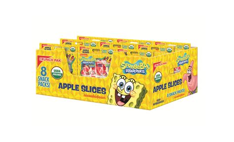 Crunch Pak Debuts Spongebob Squarepants Themed Apple Slice Packaging