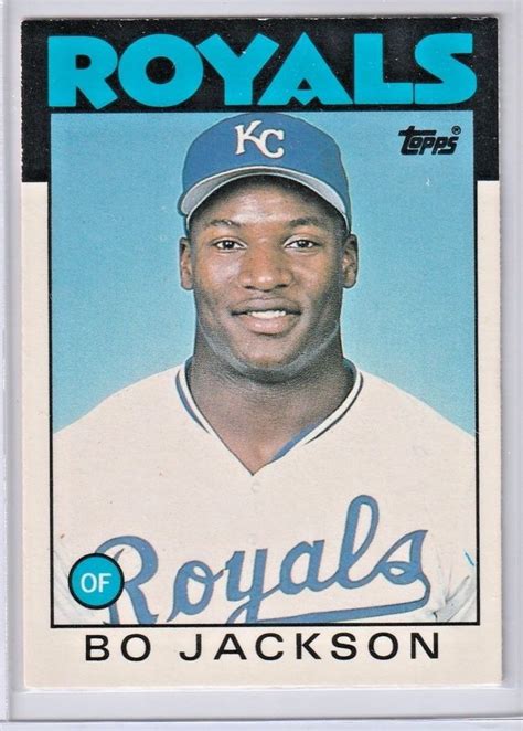 Maybe you would like to learn more about one of these? 1986 Topps Tiffany BO Jackson Rookie Card RC #50T Kansas City Royals Mint #KansasCityRoyals | Bo ...