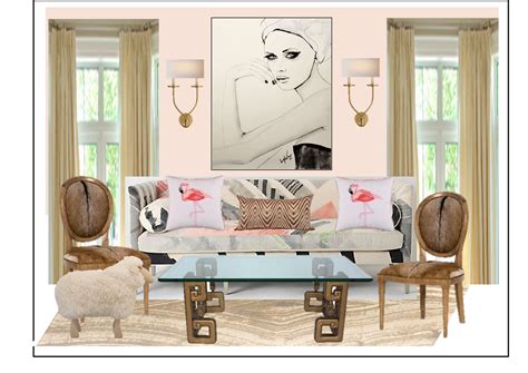 Living Room Pink Anthro Sofa Living Room Accessories Decor Glam Room