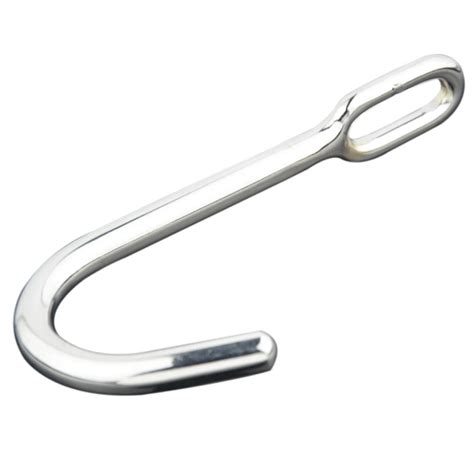 25 12cm 280g adult game super thick metal stainless steel butt plug anal hook sex toys for men