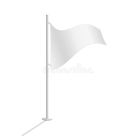 White Flag Vector Illustration Stock Vector Illustration Of Flag