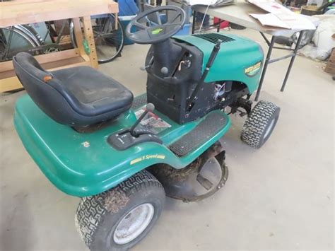 Weed Eater 135 Hp Riding Lawn Mower 38 Deck Working Condition