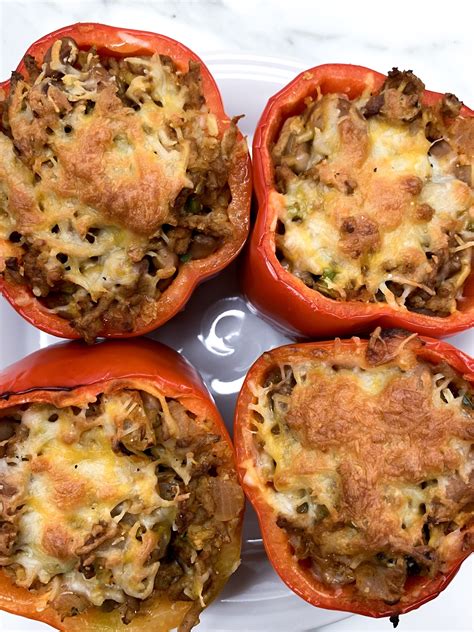 Mexican Stuffed Bell Peppers Recipe The Savvy Spoon