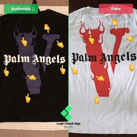 How To Spot Fake Vlone X Palm Angels Tee Hoodie