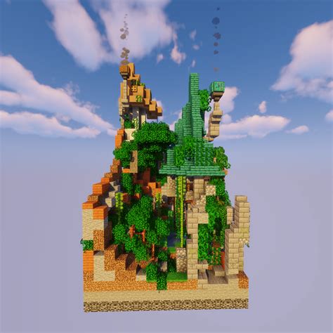 Pixie Houses One Chunk Build Challenge Minecraft Map