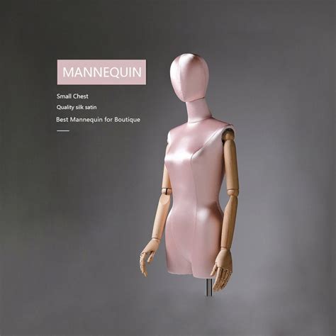 Luxury Satin Half Body Female Mannequin Adjustable Women Silk Etsy