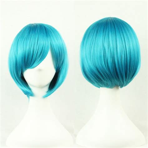 New Fashion Short Wig Anime Cosplay Party Straight Hair Cosplay Full