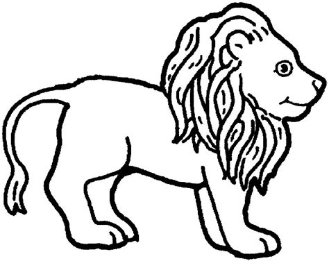 Dibujos De León 10288 Animales Para Colorear Páginas Imprimibles