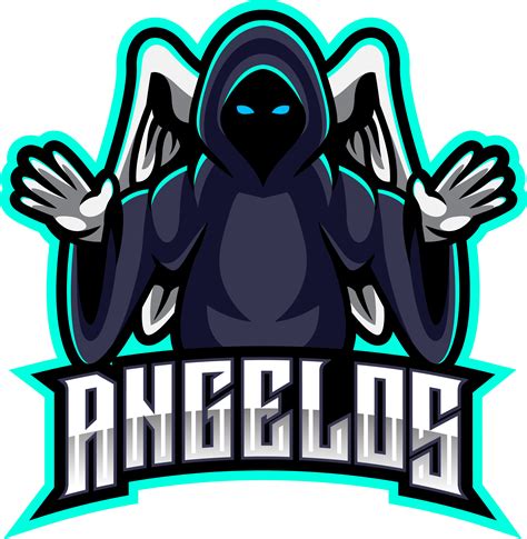 Angel Esport Mascot Logo Design By Visink Thehungryjpeg