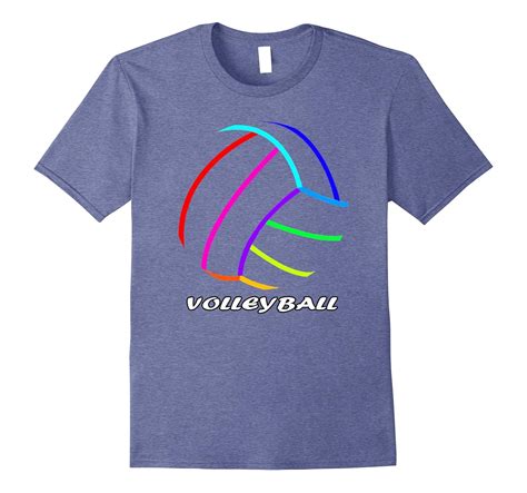 Volleyball Rainbow Color T Shirt Awesome Cool Tshirt Tpt
