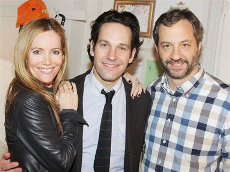 Leslie Mann With Co Star Paul Rudd In This Is Plus Her Hubby Judd Apatow Love This Woman