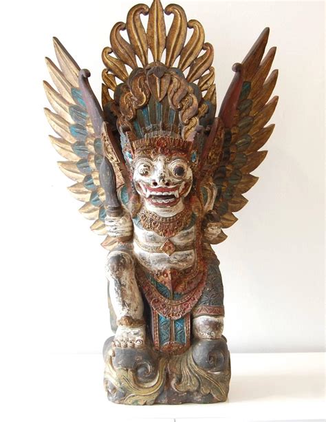 unknown barong wood sculpture bali  century  sale  stdibs