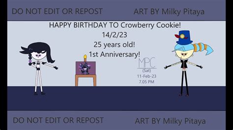 Happy Birthday To Crowberry Cookie Jinx Jinx Gaming Speedpaint