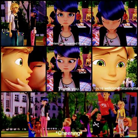 Miraculous Heroes Day Part 2 Marinette Finally Kissed Adrien