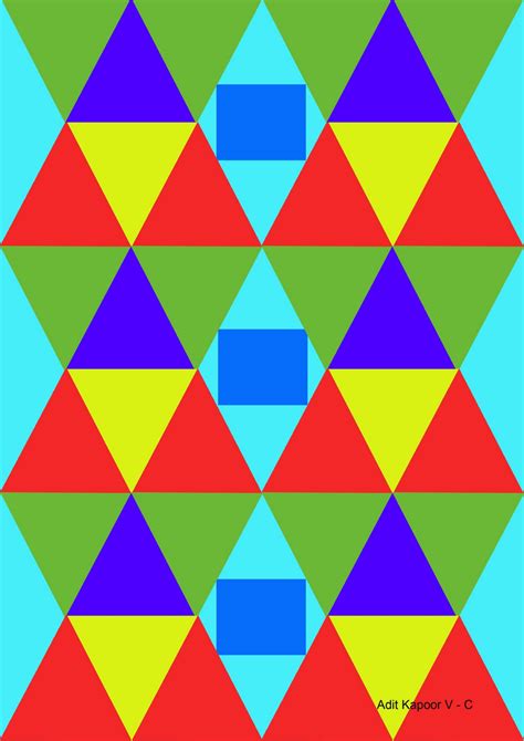 Tessellation Triangle Patterns Tiklojersey