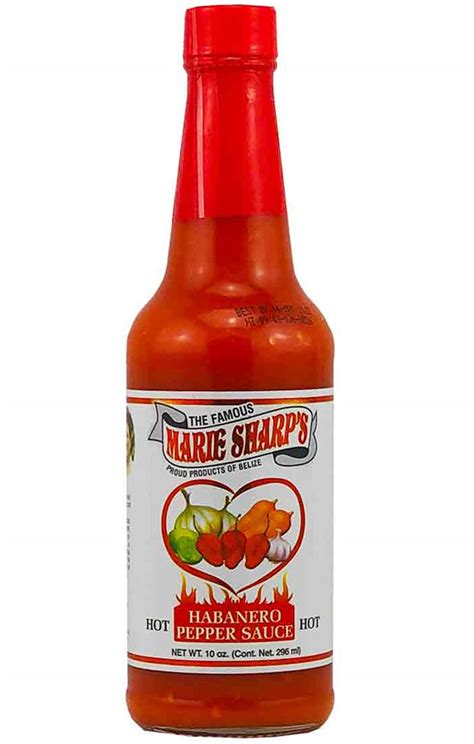Marie Sharps Original Hot Habanero Hot Sauce 10 Oz